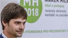 Čtyřicetiletý učitel a lékař Marek Hilšer, který sbírá podpisy, aby se ucházel o zvolení prezidentem České republiky