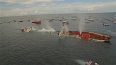 Msto na jihu Floridy potopilo tanker jako atrakci pro potápe
