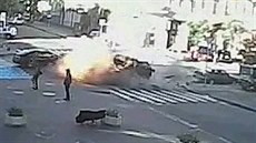 Novinái na Ukrajin explodovala v aut bomba.
