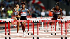 Americká p�eká�ká�ka Kendra Harrisonová si v Londýn� b�í pro sv�tový rekord,...
