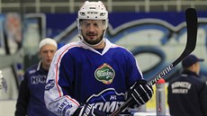 Hokejový útočník Martin Zaťovič na tréninku Komety Brno