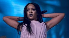Rihanna na koncertu z Anti World Tour ve védském Stockholmu (4. ervence 2016)