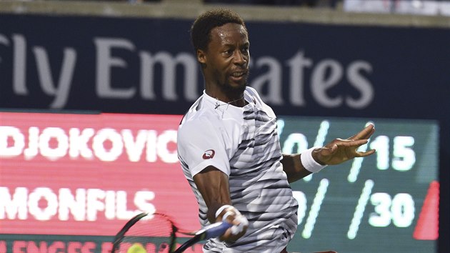 Gael Monfils se sousted na der v semifinle turnaje v Torontu.