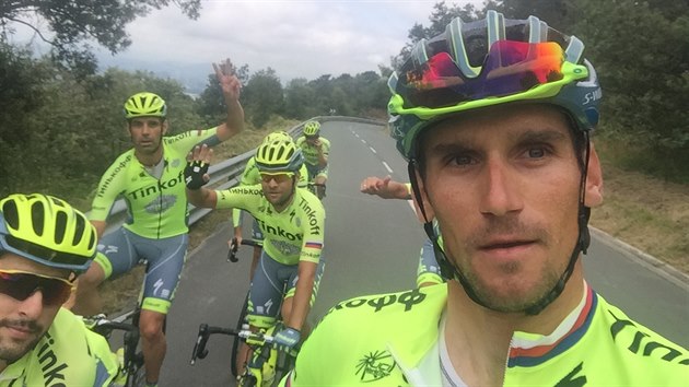 Roman Kreuziger bhem vyjky ped panlskou klasikou San Sebastian.