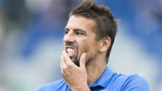 Liberecký úto�ník Milan Baro� v ligovém utkání