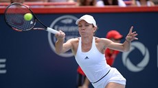 Simona Halepová returnuje ve finále turnaje v Montrealu