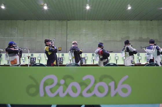 Kvalifikace střelců ze vzduchové pušky během čtvrtého dne olympijských her v...