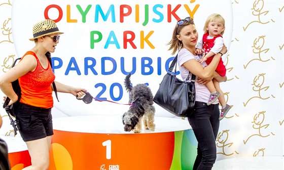 Momentka z Olympijského parku Pardubice.