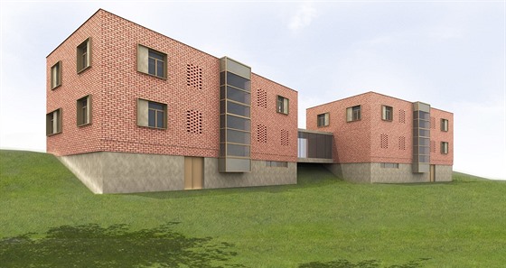 Vizualizace přestavby dvou baťovských domků na zlínské Letné