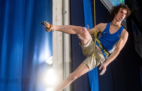 Sportovní lezec Adam Ondra