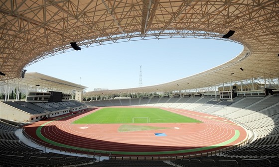 Stadion Tofika Bachramova v Baku, sídlo fotbalového klubu z Karabachu