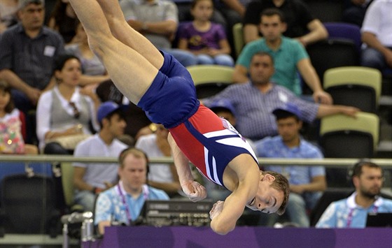 David Jessen se pipravuje na gymnastick zvody v Riu.