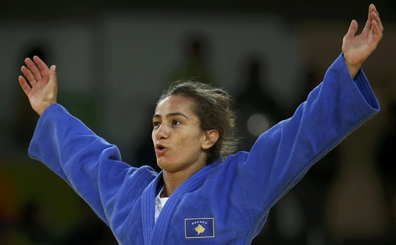 Majlinda Kelmendiová je první olympijskou ampionkou z Kosova.