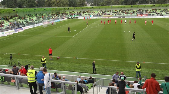 Stadion Karviné - ilustraní foto. 