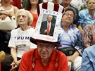 Stoupenci Donalda Trumpa na mítinku v Colorado Springs (29. ervence 2016)