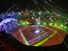 KARNEVAL. V Riu de Janiero probíhá slavnostní ceremoniál olympijských her. A...