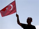 Istanbul zaplnily statisíce píznivc Erdogana (7. srpen 2016)