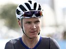 Britský silniní cyklista Chris Froome na startu olympijského závodu. (6. srpna...