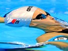 eská plavkyn v olympijské rozplavb na 100 metru na znak. Skonila sedmnáctá,...