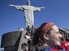Slavná socha Krista Spasitele v Riu de Janeiro.