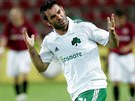 Sparta - Panathinaikos: Karagounis se raduje z gólu - Karagounis se raduje z...