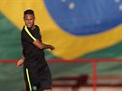 Brazilský kapitán Neymar se pipravuje na olympijský turnaj.