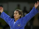 Majlinda Kelmendiová je první olympijskou ampionkou z Kosova.