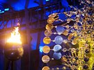 OLYMPIJSKÝ OHEŇ HOŘÍ. Momentka ze slavnostního zahájení olympiády v Riu