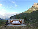 Hotel Null Stern obklopený alpskou přírodou nabízí jednu noc s krásným výhledem...