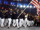 USA na zahajovacím ceremoniálu olympiády (Rio de Janeiro, 5. srpna 2016)