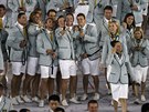 Austrálie na zahajovacím ceremoniálu olympiády (Rio de Janeiro, 5. srpna 2016)