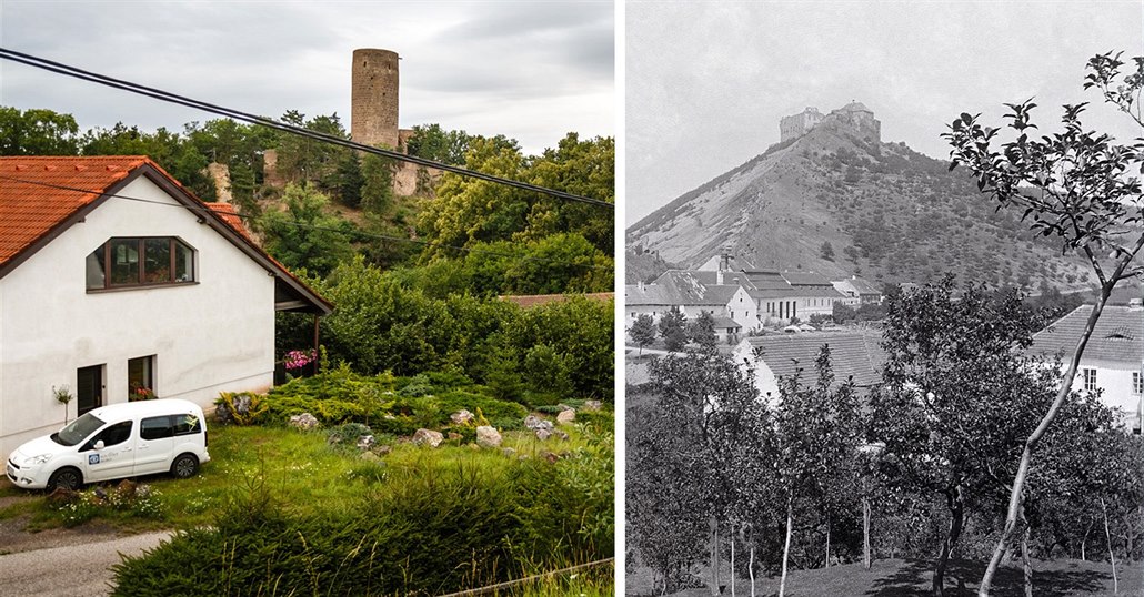 �ebrák a To�ník kolem roku 1888 a dnes.