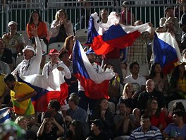 et fanouci v Riu na utkn plovch volejbalistek Barbory Hermannov a...