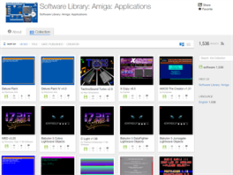 Sbrka aplikac pro potae Amiga na Internet Archive