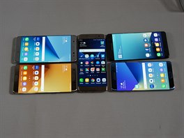 Galaxy Note 7 dostal QHD displej s úhlopíkou 5,7 palce, S7 edge má 5,5 palce...