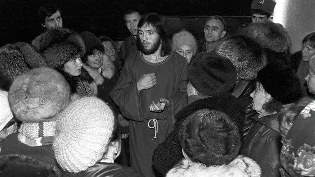 Sergej Torop, Kristus z Minusinsku, na snmku z roku 1992.