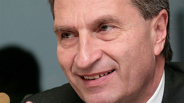 Nmeck eurokomisa pro digitln ekonomiku a spolenost Gnther Oettinger
