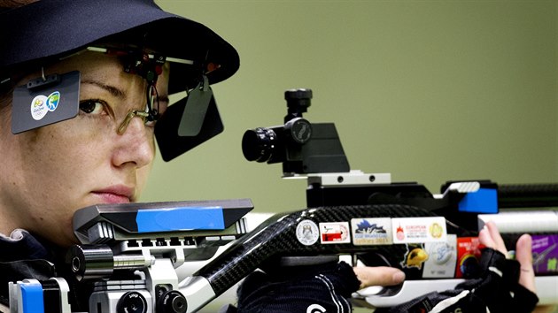 Češka Adéla Bruns (na snímku) skončila ve vzduchové pušce v Riu na 32. místě. (6. srpna 2016)