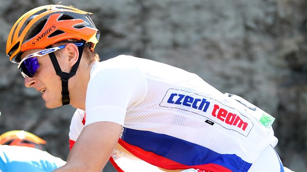 Silnin cyklista Petr Vako v prbhu olympijskho zvodu. (6. srpna 2016)