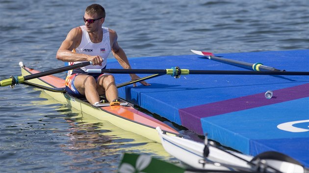 PI TRNINKU. Ondej Synek se v Lagoa Stadium pipravuje na svj olympijsk start v Riu.