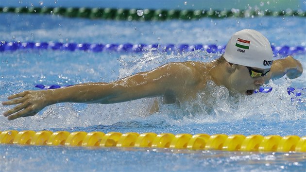 Maarsk plavkyn Katinka Hosszov v olympijskm baznu