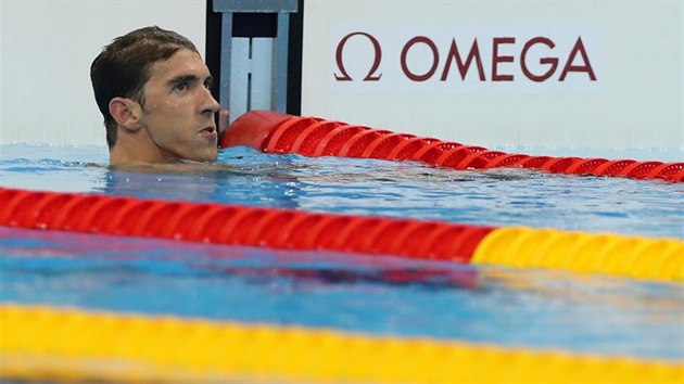 Michael Phelps po semifinle 200 metr motlek