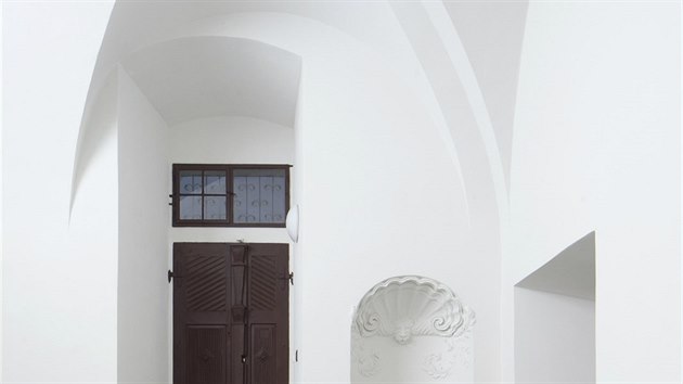 Nový foyer barokního refektáře dominikánského kláštera u Sv. Jiljí v Praze.