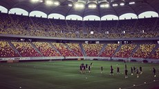 NÁRODNÍ STADION. Fotbalová Steaua Bukure�� hraje své zápasy na národním...