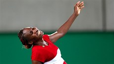 Americká tenistka Venus Williamsová prohrála úvodní olympijské utkání s...
