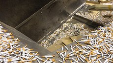 V brnnské spalovn zaali likvidovat 118 milion cigaret