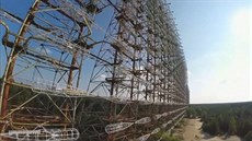 Anténa radaru Duga-3 poblí ernobylu