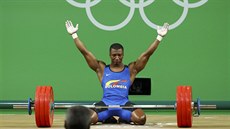 Óscar Figueroa vybojoval v Riu de Janeiro první vzpěračské olympijské zlato pro...