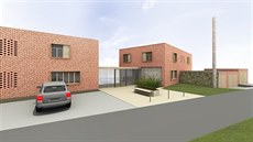 Vizualizace přestavby dvou baťovských domků na zlínské Letné