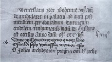 Údajné okolnosti zavraždění Václava III. popisuje i nekrologium olomoucké...